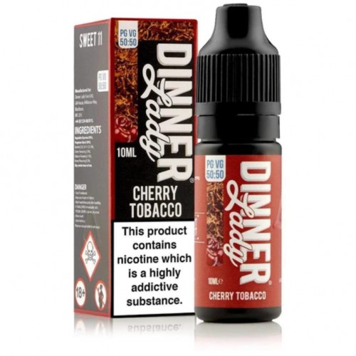 Dinner Lady 50/50 Cherry Tobacco E-liquid 10m...