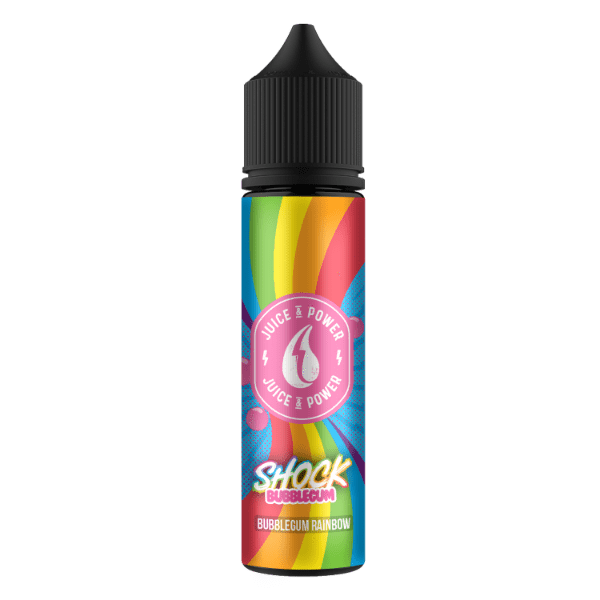 Juice N Power Shock Bubblegum Rainbow Shortfill 50ml