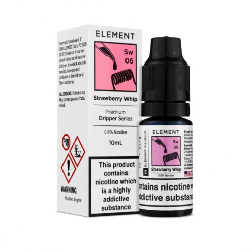 Element Dripper Strawberry Whip E-liquid 10ml