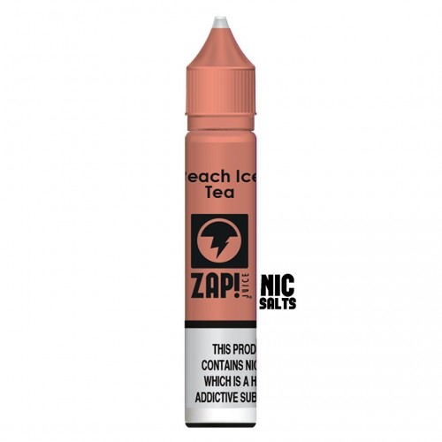Zap! Juice Peach Ice Tea  Nic Salt E-liquid 1...
