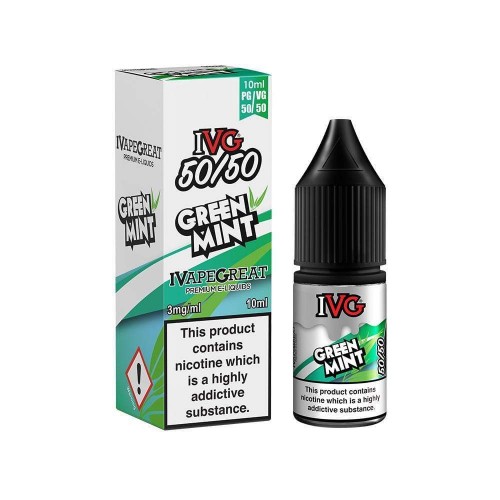 IVG 50/50 Green Mint E-liquid 10ml