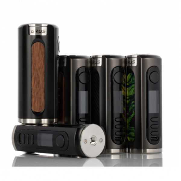Lost Vape GRUS 100W Mod-Gunmetal/Carbon Fiber