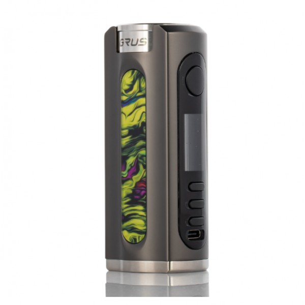 Lost Vape GRUS 100W Mod-Gunmetal/Carbon Fiber