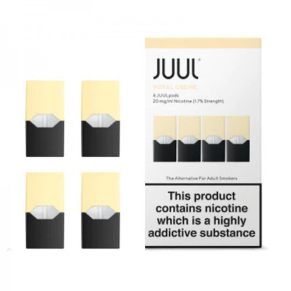 JUUL Royal Creme Nic Salt E-Liquid Prefilled Pods 4PCS