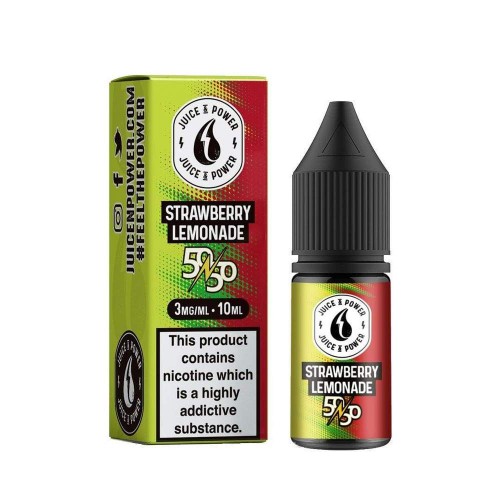 Juice N Power Strawberry Lemonade 50/50 E-Liq...