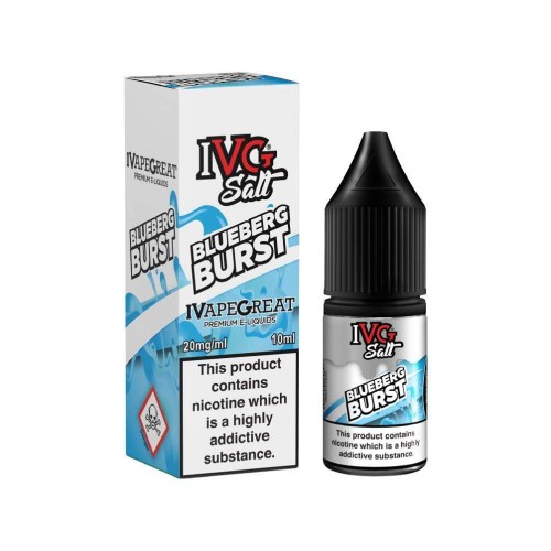 IVG Salt Blueberg Burst Nic Salt E-liquid 10m...