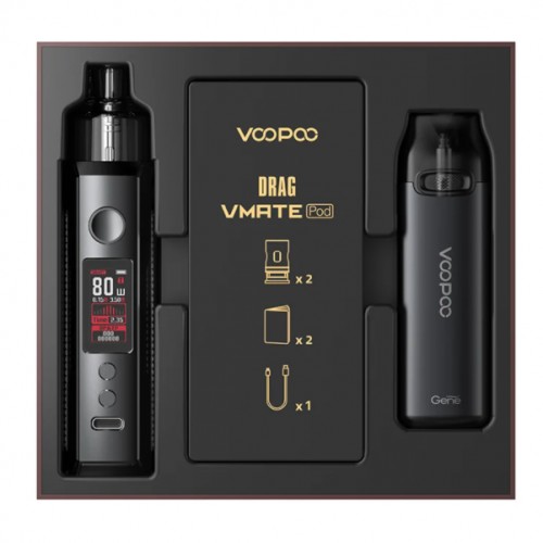 VOOPOO Drag X 80W & Vmate 17W Pod Gift Se...