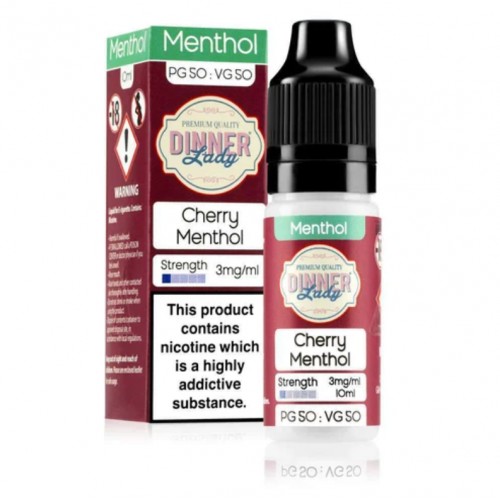 Dinner Lady Menthol 50/50 Cherry Menthol E-li...