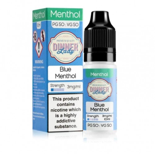 Dinner Lady Ice 50/50 Blue Menthol E-liquid 1...