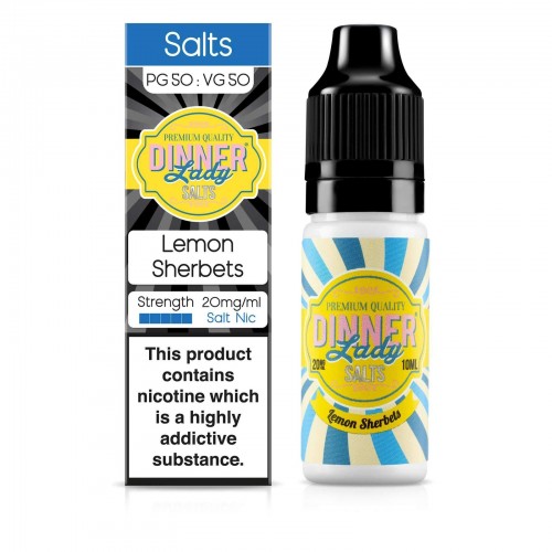 Dinner Lady Lemon Sherbets Nic Salt 10ml