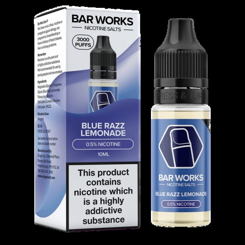 Bar Works Nic Salt E-liquid 10ml