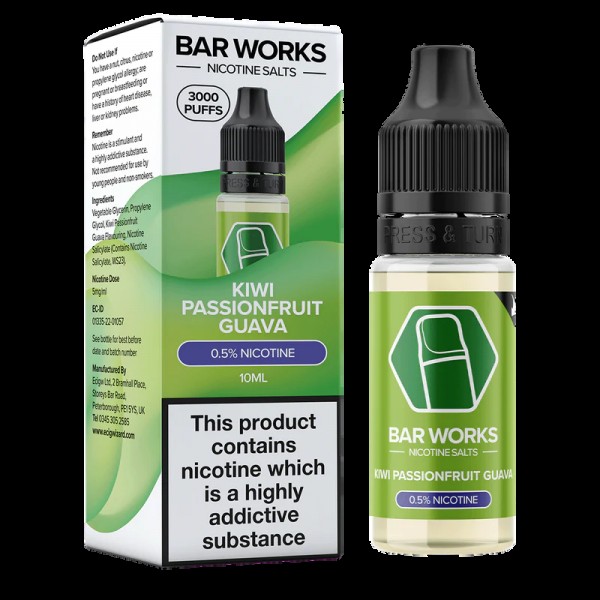 Bar Works Nic Salt E-liquid 10ml