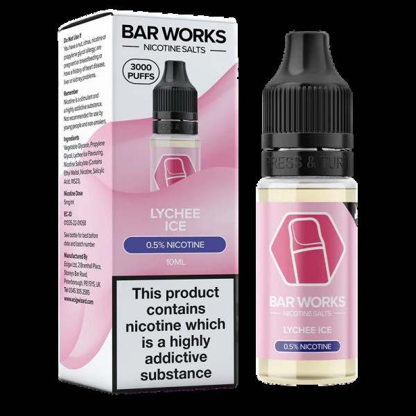 Bar Works Nic Salt E-liquid 10ml