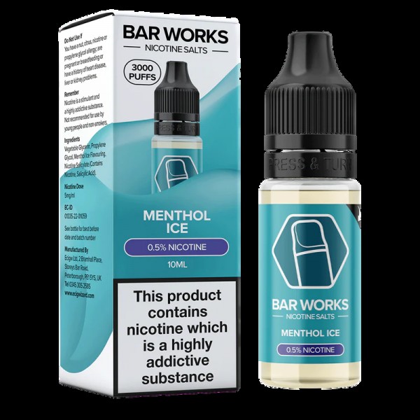 Bar Works Nic Salt E-liquid 10ml