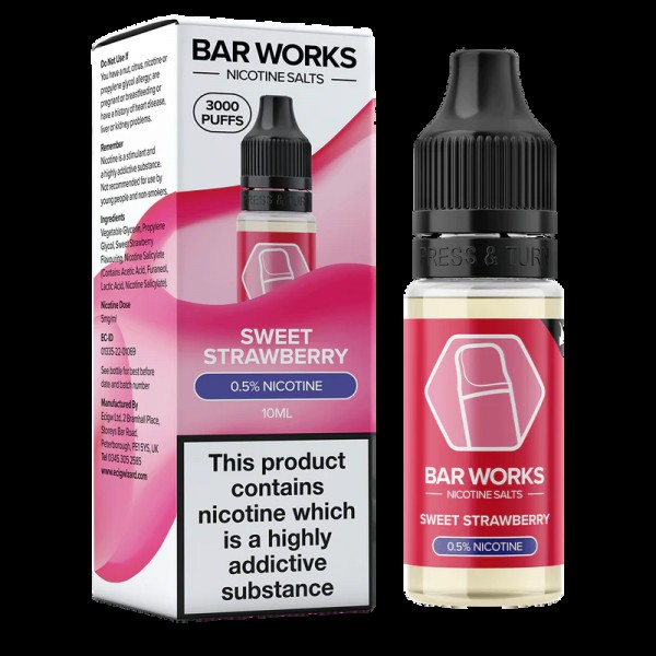 Bar Works Nic Salt E-liquid 10ml