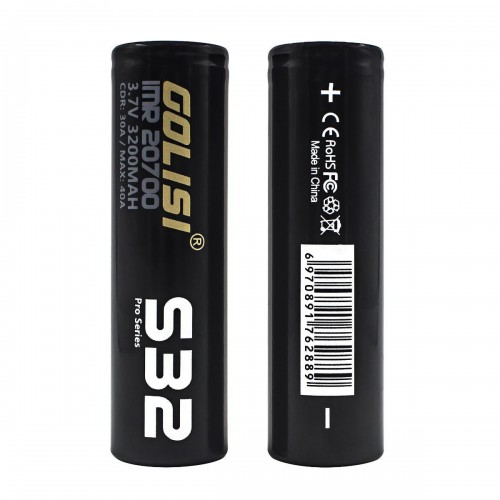 Golisi S32 20700s 3200m Li-ion Battery 2pcs