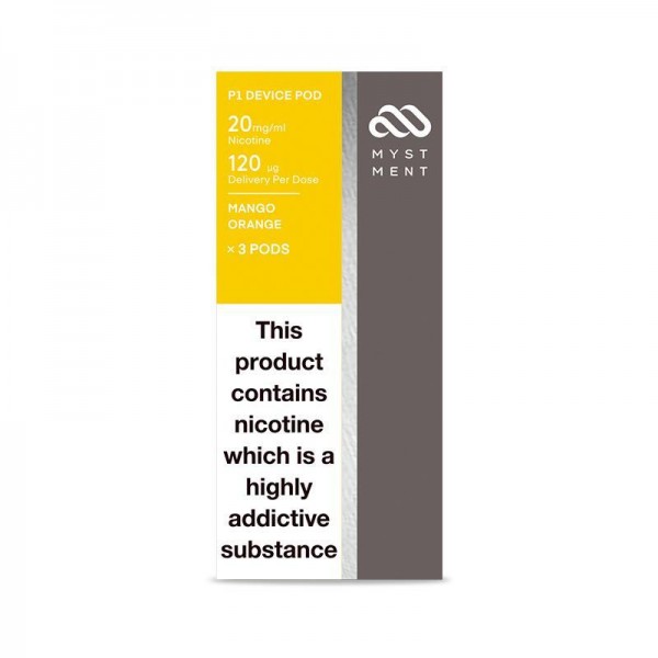 Myst P1 Mango Orange Pre-filled Pods 3PCS-3 x 20mg Pods