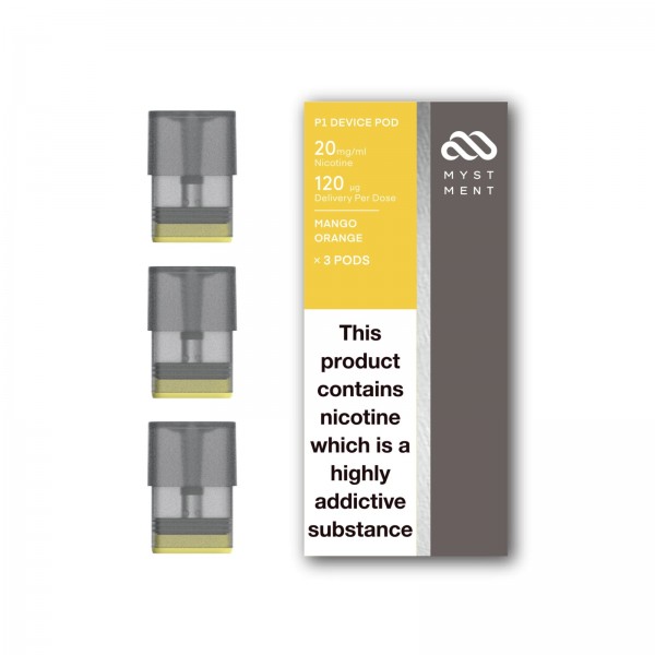 Myst P1 Mango Orange Pre-filled Pods 3PCS-3 x...