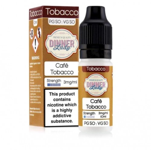 Dinner Lady Tobacco 50/50 Cafe Tobacco E-liqu...