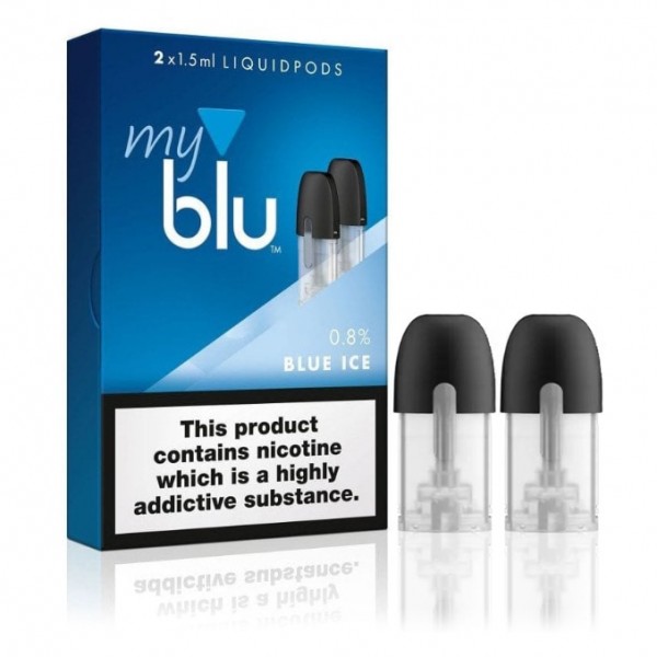 MyBlu Blue Ice Pre-filled Pod-2 x 9mg Pods