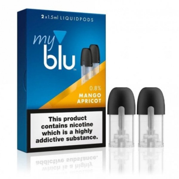 MyBlu Mango Apricot Pre-filled Pod-2 x 9mg Po...