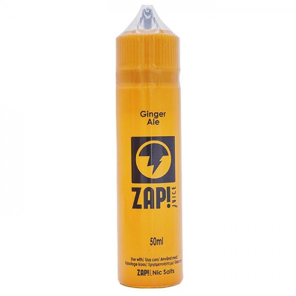 Zap! Juice Ginger Ale Shortfill E-liquid 50ml (Free Nic Salt Included)