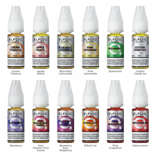 Elfliq Nic Salt E-liquid 10ml