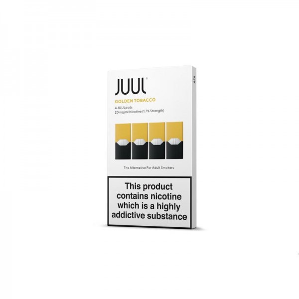 JUUL Golden Tobacco Nic Salt E-Liquid Prefill...