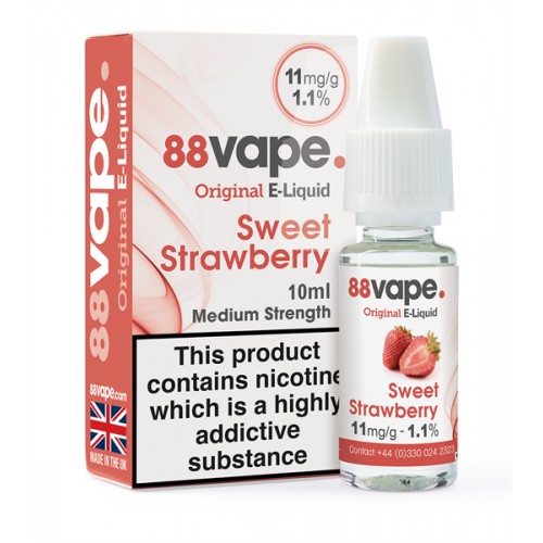 88Vape Sweet Strawberry E-liquid 10ml