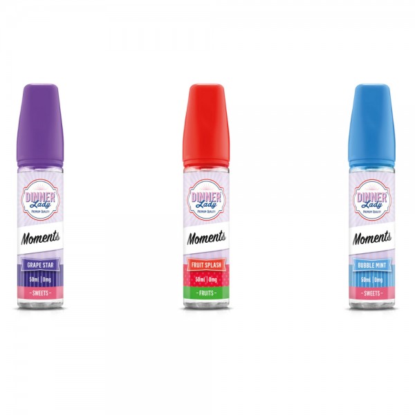 Dinner Lady Moments Range Shortfill 50ml